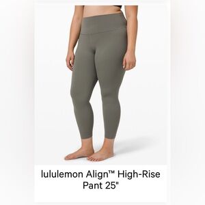 Lululemon align legging - size 18